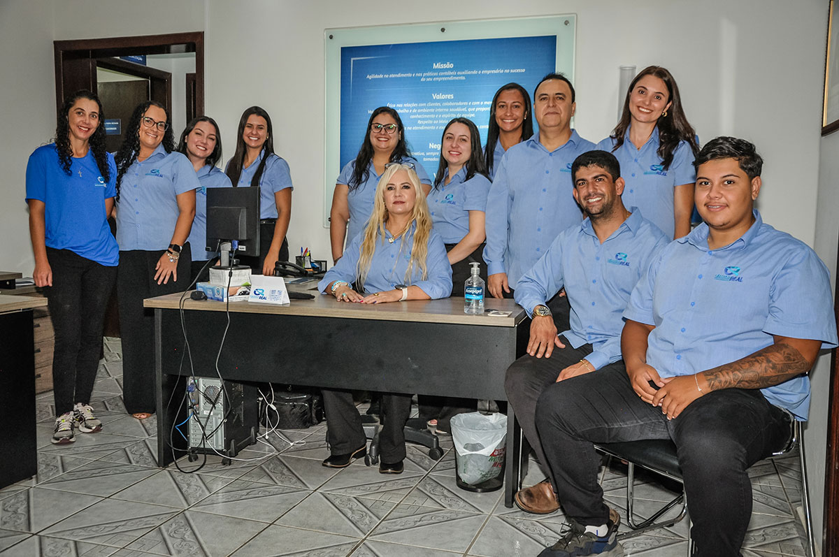 Equipe no escritório